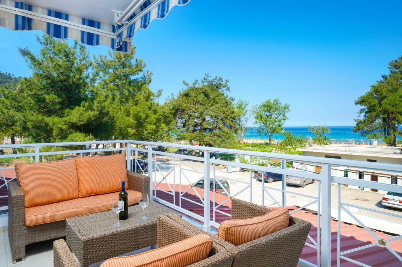 L&K Apartment Golden Beach Chrysi Ammoudia Exterior foto